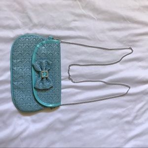 Vintage New beautiful blue clutch NWOT